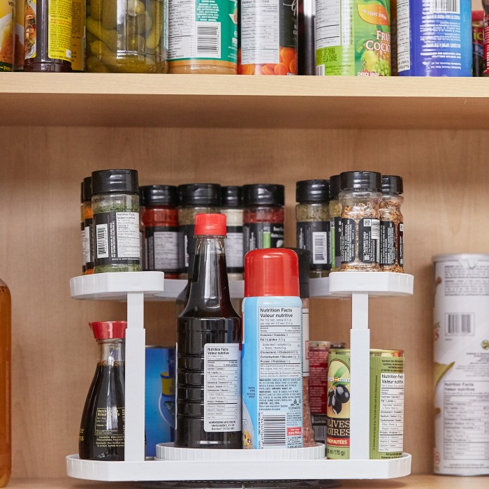 Спецівниця Spice Spinner Two-Tiered Spice Organizer, Поворотна підставка для спецій, Карусель для спецій CN-40