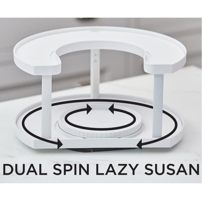 Спецівниця Spice Spinner Two-Tiered Spice Organizer, Поворотна підставка для спецій, Карусель UC-666 для спецій