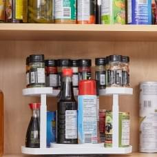 Спецівниця Spice Spinner Two-Tiered Spice Organizer, Поворотна підставка для спецій, Карусель UC-666 для спецій