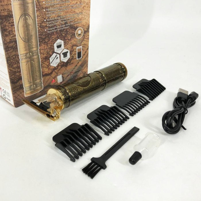 Бездротовий акумуляторний тример для стрижки волосся Shuke SK-8017, Машинка для стрижки волосся домашня XR-46