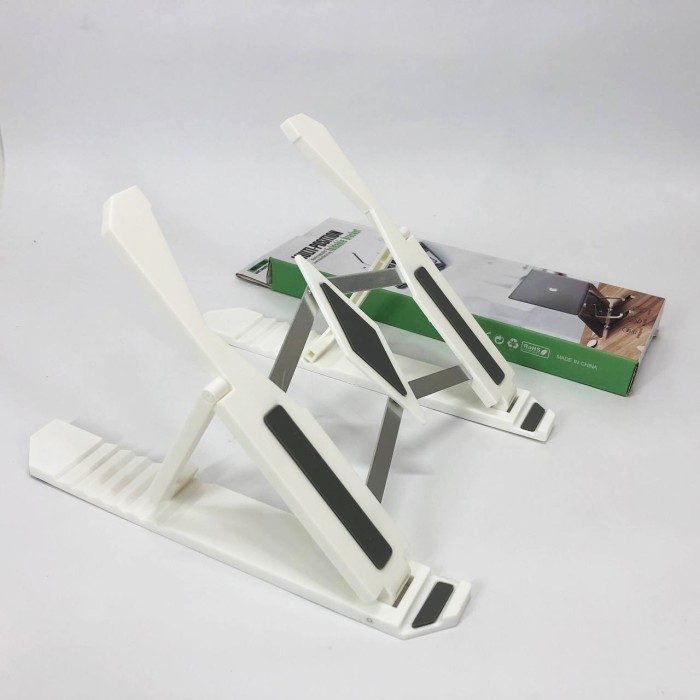 Підставка для ноутбука Multi-Position foldable bracket JC-25 8х22смСтильна підставка. Колір: білий HR-77