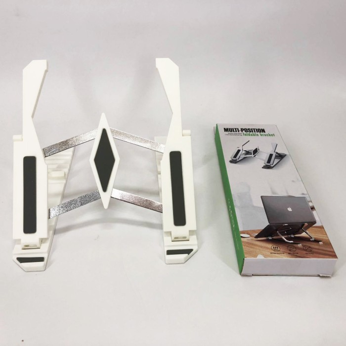 Підставка для ноутбука Multi-Position foldable bracket JC-25 8х22смСтильна підставка. Колір: білий HR-77