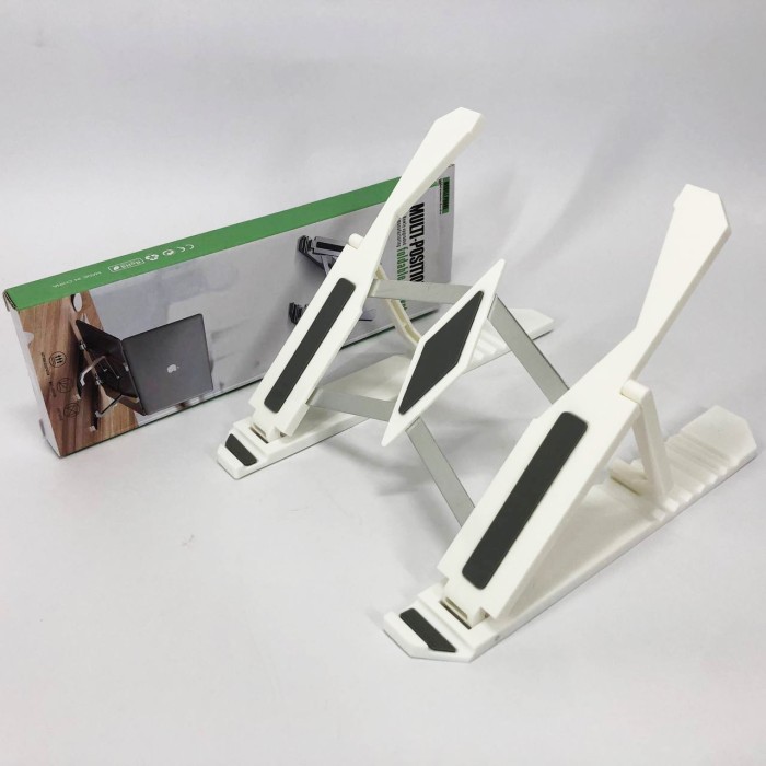 Підставка для ноутбука Multi-Position foldable bracket JC-25 8х22смСтильна підставка. Колір: білий