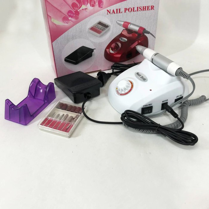 Фрезер для манікюру і педикюру Pro Nail Drill белый Фрезер для манікюру нігтів AB-23
