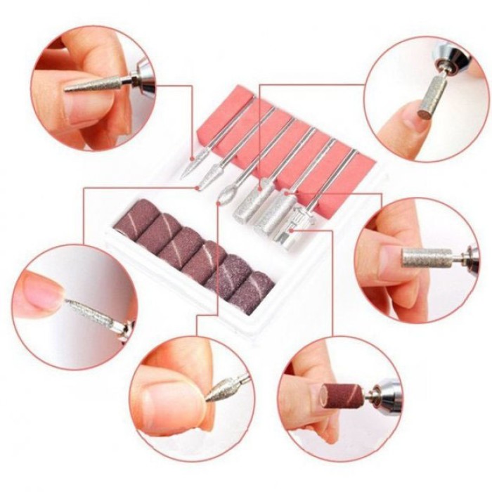 Фрезер для манікюру і педикюру Pro Nail Drill белый Фрезер для манікюру нігтів AB-23