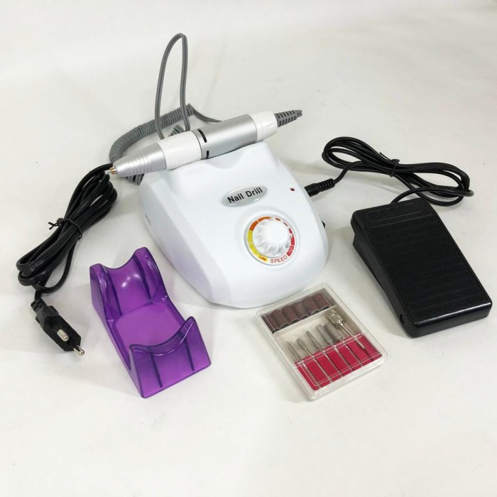 Фрезер для манікюру і педикюру Pro Nail Drill белый Фрезер для манікюру нігтів AB-23