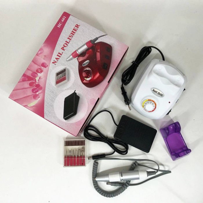 Фрезер для манікюру і педикюру Pro Nail Drill белый Фрезер для манікюру нігтів AB-23