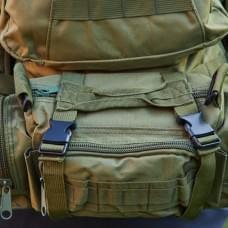 Сумка - підсумк тактична поясна Tactical військова, сумка нагрудна з ременем на плече 5 літрів GS-363 кордура хакі