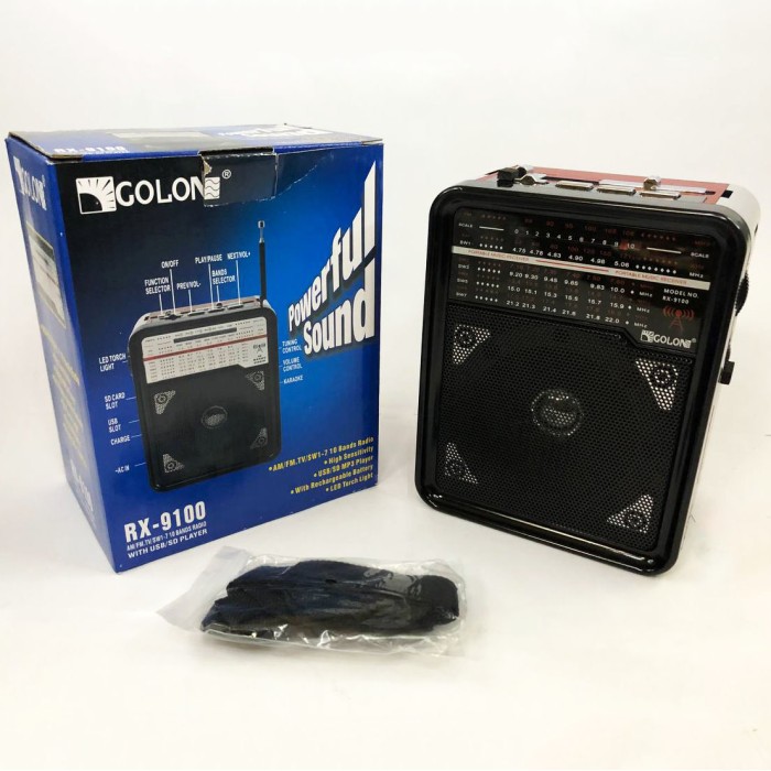 Сповіщувачі радіохвильові GOLON RX-9100, Радіоприймач від мережі, Радіоприймач ретро JT-198 AM FM