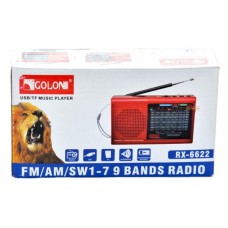 Радіоприймач від мережі 220 MP3 USB Golon RX-6622, Фм радіо з mp3 програвачем, SB-244 Портативний радіоприймач
