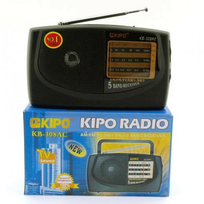 FM-приймачі KIPO KB-308AC, Радіоприймач від мережі 220, Радіоприймач з хорошим HZ-689 прийомом сигналу