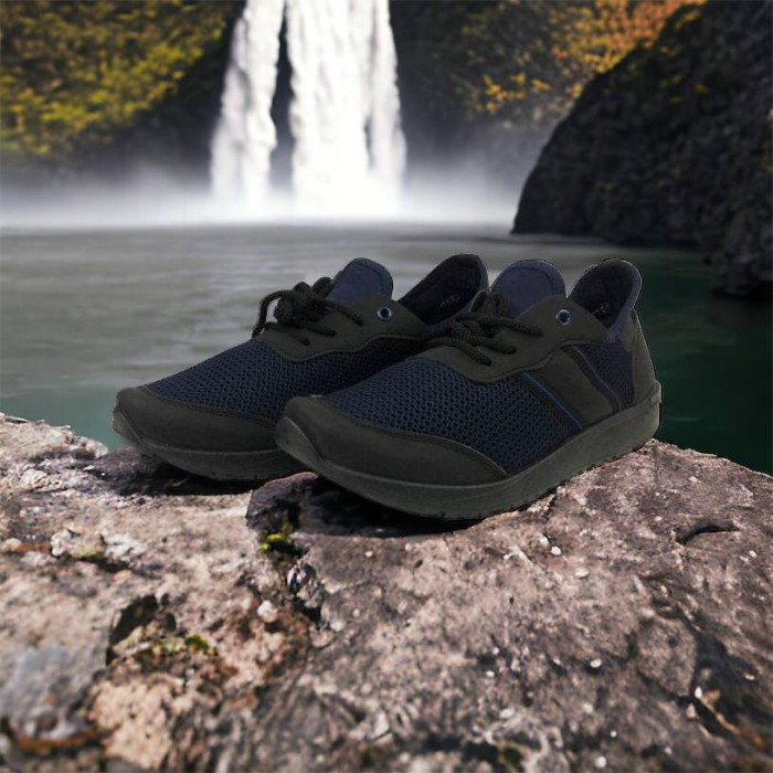 Чоловічі молодіжні повсякденні кросівки, Кросівки для хлопців літо Стильні текстильні літні IQ-89