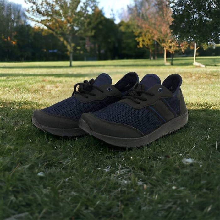 Прості кросівки для чоловіків, Взуття для чоловіків під джинси, Чоловічі кросівки з тканини дихаючі ON-12