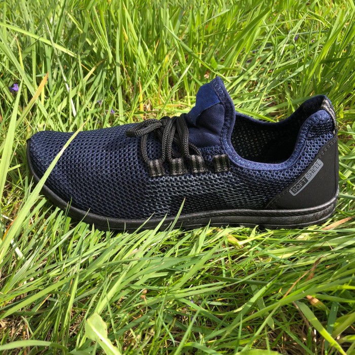 Чоловічі кросівки сітка чорні 40, М'які кросівки з тканини чорні Легкі літні текстильні OU-18