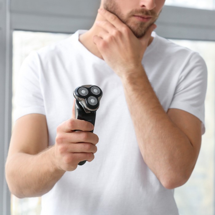 Чоловіча бездротова електрична бритва MAGIO, Електробритва чоловіча бездротова, Бритви акумуляторні WB-49