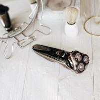 Водонепроникна електробритва для гоління MAGIO, Чоловіча бездротова електрична бритва AL-85