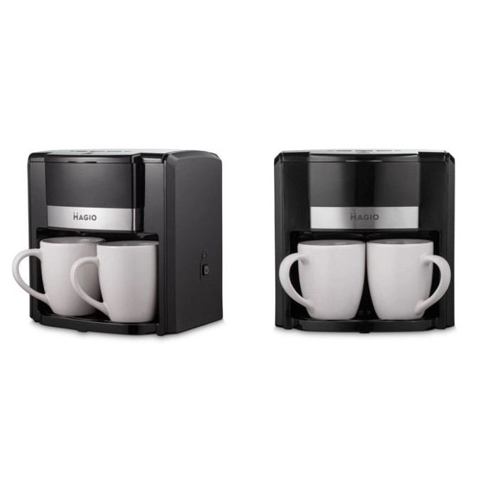 Кавоварка на дві чашки, Домашня кавоварка для приготування напоїв Маленька для меленої кави ZA-39