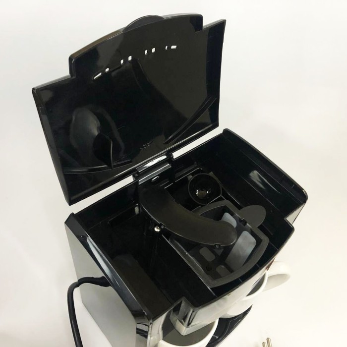 Кавоварка на дві чашки, Домашня кавоварка для приготування напоїв Маленька для меленої кави ZA-39