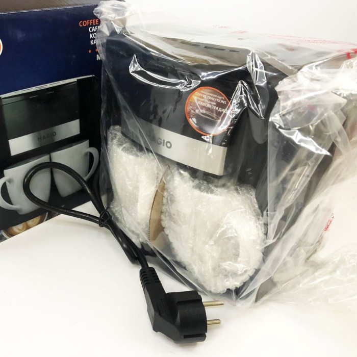 Кавоварка на дві чашки, Домашня кавоварка для приготування напоїв Маленька для меленої кави ZA-39