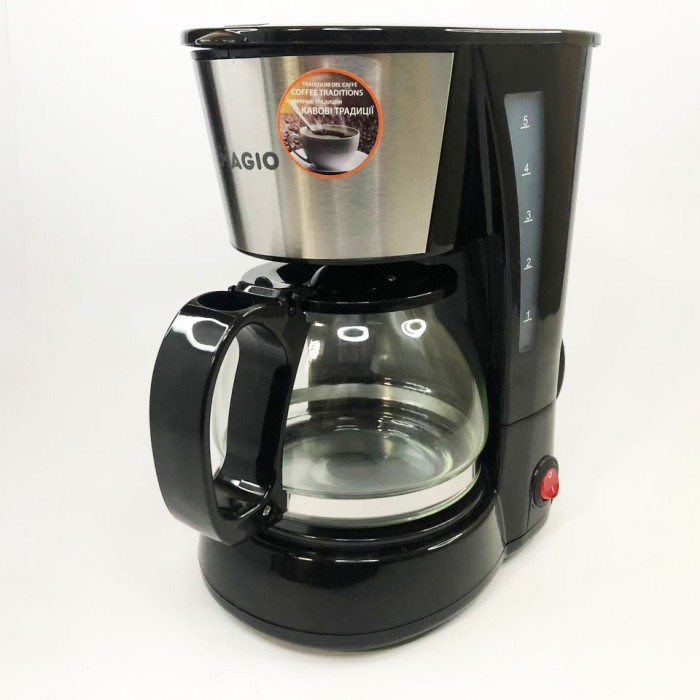 Електрична кавоварка для домашнього використання MAGIO MG-964 650 Вт, Крапельна кавоварка для кухні MG-51