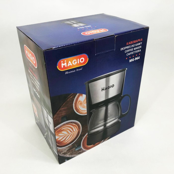 Електрична кавоварка для домашнього використання MAGIO MG-964 650 Вт, Крапельна кавоварка для кухні MG-51