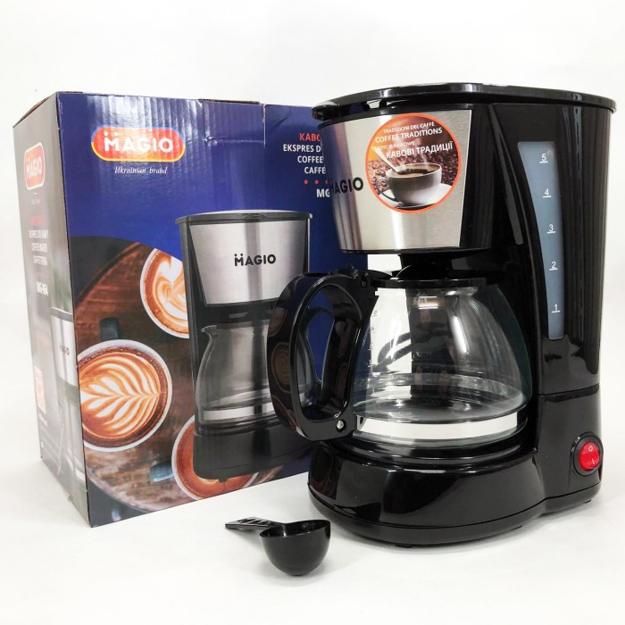 Електрична кавоварка для домашнього використання MAGIO MG-964 650 Вт, Крапельна кавоварка для кухні MG-51