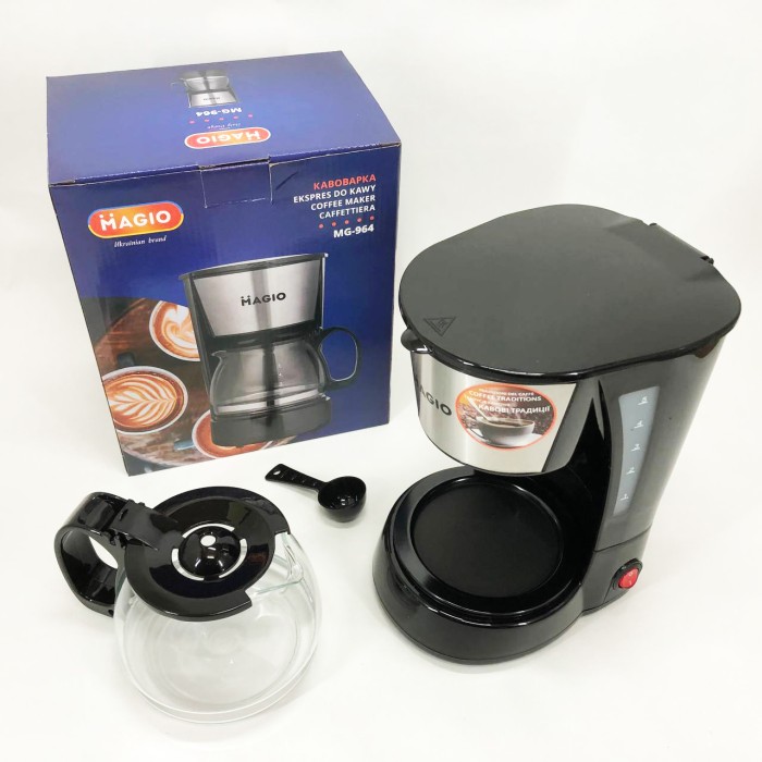 Кавоварка для дому MAGIO, Електрокавоварка крапельна, Кавоварка для дому та сім'ї JL-14