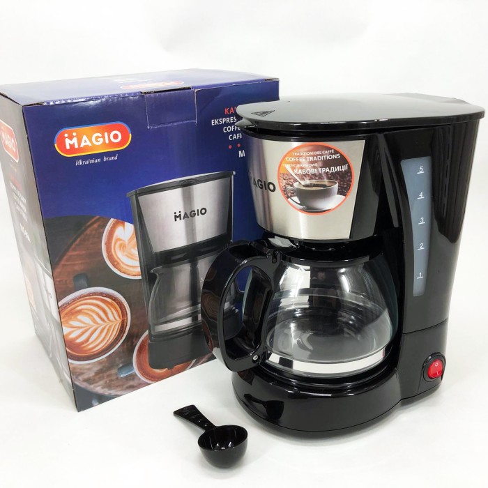 Кавоварка для дому MAGIO, Електрокавоварка крапельна, Кавоварка для дому та сім'ї JL-14