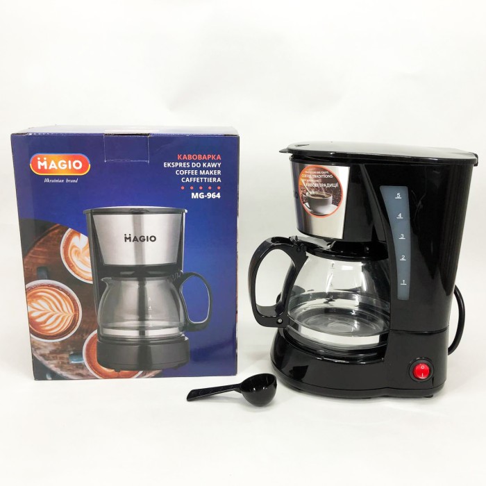 Кавоварка для дому MAGIO, Електрокавоварка крапельна, Кавоварка для дому та сім'ї JL-14