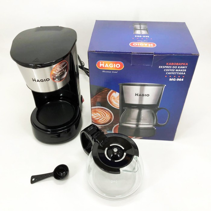 Кавоварка для дому MAGIO, Електрокавоварка крапельна, Кавоварка для дому та сім'ї JL-14