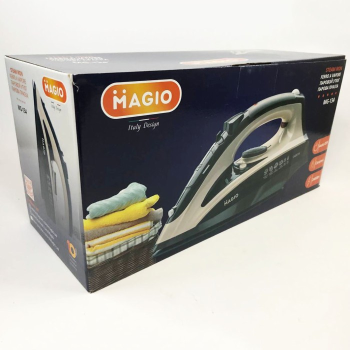 Електричні праски з парою Magio, Праска відпарювач для будь-якого типу одягу, Якісна парова праска BK-53