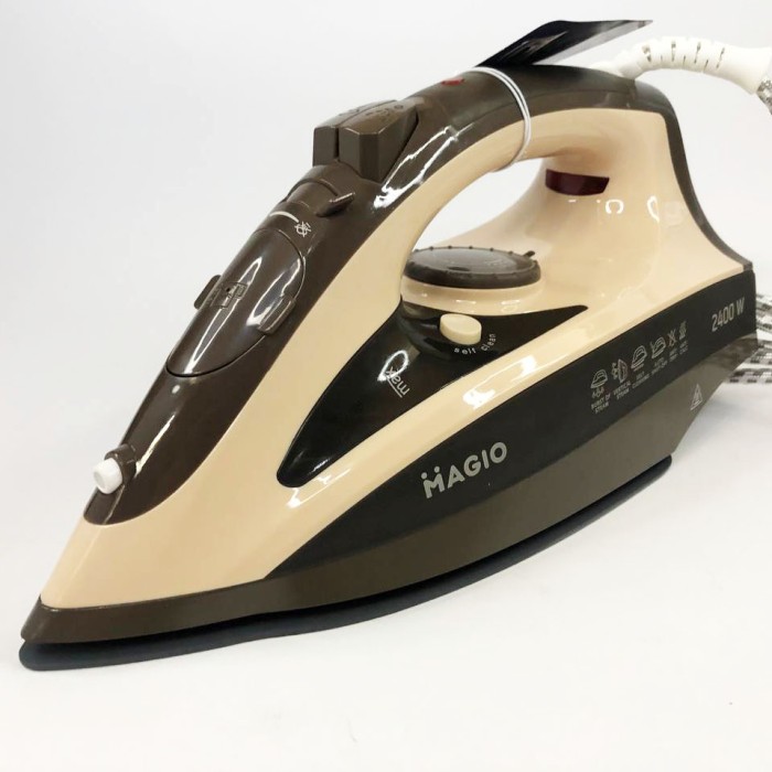 Праска Magio MG-134 2400 Вт, парова праска-очисник, праска електрична парова Beige