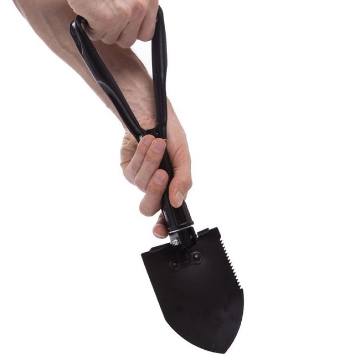 Лопата з нержавіючої сталі Shovel, Саперна лопата для туризму, Робоча лопата для виживання OV-89
