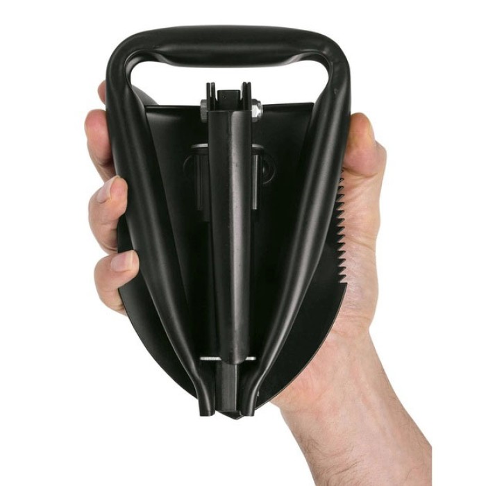 Тактична саперна лопата Shovel, Компактна саперна лопата складана нержавіюча сталь KT-12