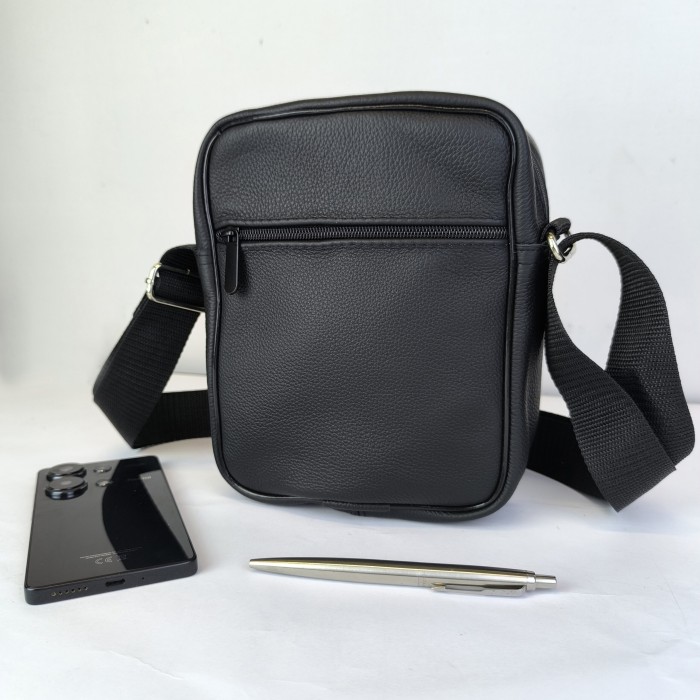 Набір 2 В 1! Сумка + Ліхтар! Якісна чоловіча сумка з натуральної шкіри + Тактичний ліхтар POLICE BL-X71-P50 IY-46