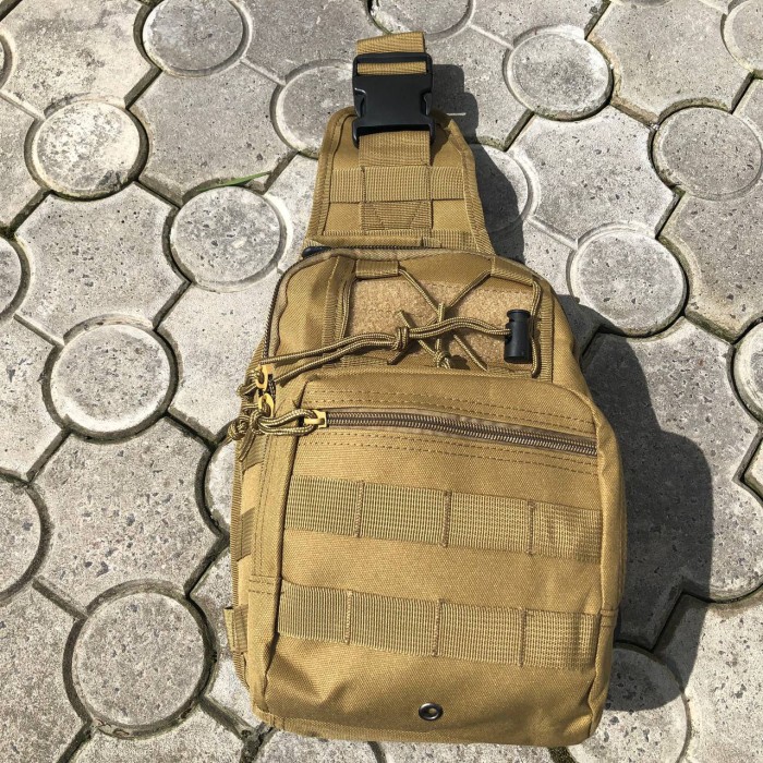 Комплект 2 В 1: армійська сумка + тактичний ліхтар QL-37