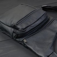 Подарунковий набір 2В1! Сумка шкіряна + професійний ліхтар: POLICE BL-X71-P50 UN-15