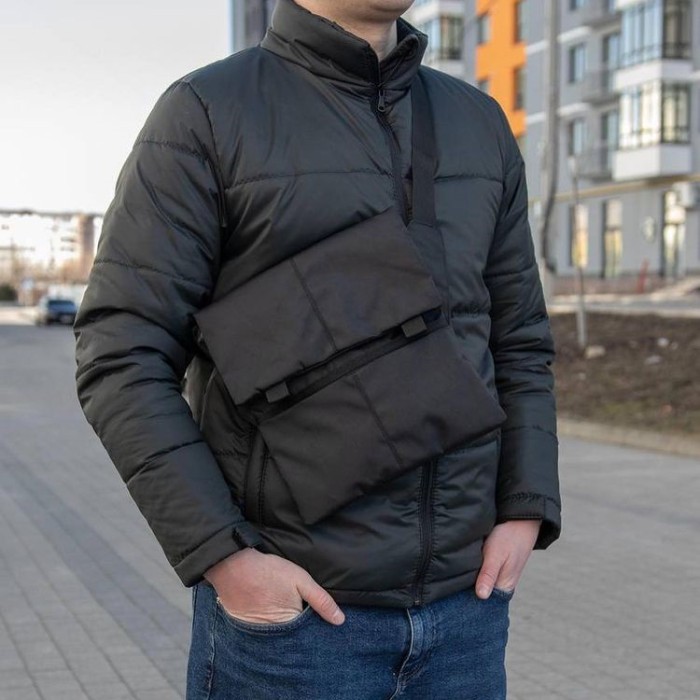 Набір: Сумка з кобурою + ліхтар тактичний POLICE BL-X71-P50 IY-93