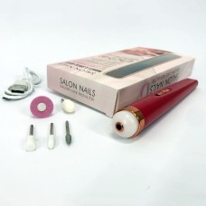 Фрезер для манікюру потужний корея Flawless Salon Nails красный, фрезер DH-347 для манікюру