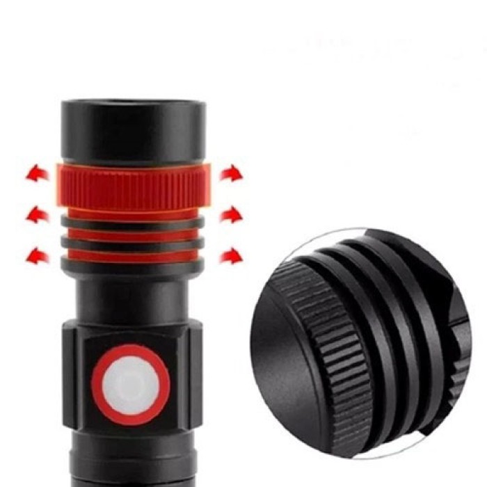 Дуже яскравий ліхтар BL-502 T6+COB, Тактичний ліхтар для армії Кишеньковий тактичний YX-34