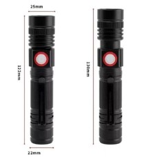 Перезаряджуваний ручний ліхтар BL-502, Ручний світильник з потужним променем, Ліхтарик police оригінал DA-96