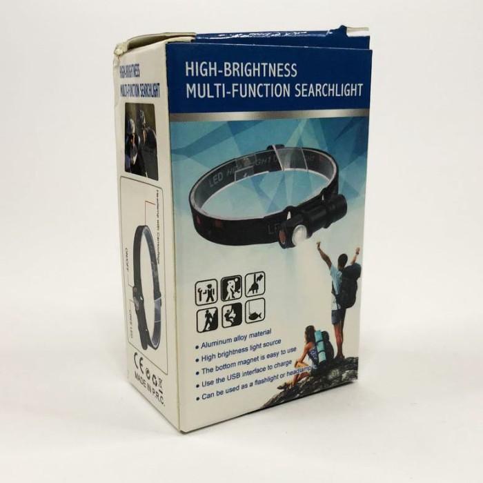 Потужний налобний ліхтар для риболовлі, Ліхтар на голову для бігу Надійний налобний SF-52