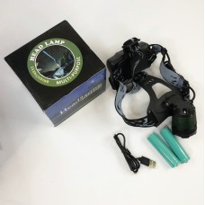 Налобний прожектор POLICE, Акумуляторний ліхтар на голову із зарядним пристроєм, Налобна лампа BK-96