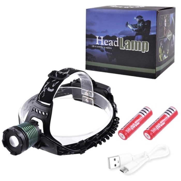 Потужний акумуляторний ліхтар для риболовлі POLICE, Дуже потужний налобний ліхтар, Ліхтарик на лоб CV-88