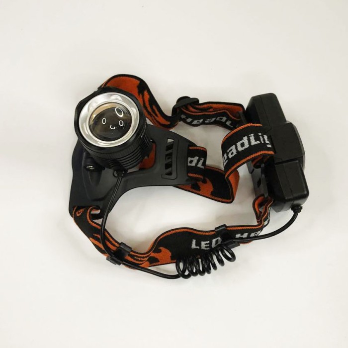 Ліхтарик акумуляторний наголовний Police BL-2189 T6, Налобний світлодіодний ліхтар BA-93