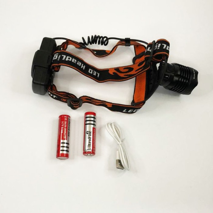 Ліхтарик акумуляторний наголовний Police BL-2189 T6, Налобний світлодіодний ліхтар BA-93