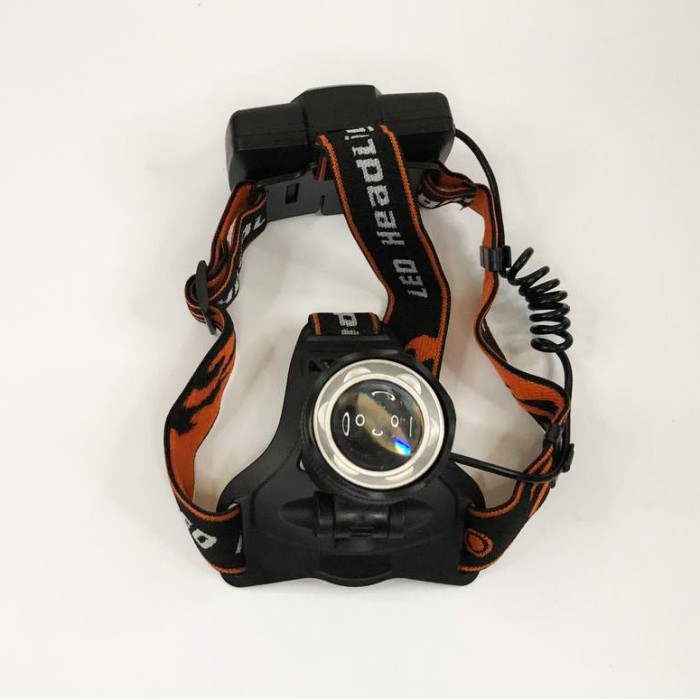 Ліхтарик акумуляторний наголовний Police BL-2189 T6, Налобний світлодіодний ліхтар BA-93