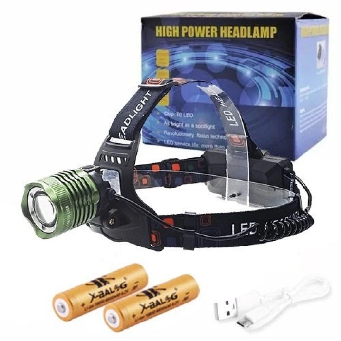 Ліхтарик акумуляторний наголовний Police BL-2189 T6, Налобний світлодіодний ліхтар BA-93