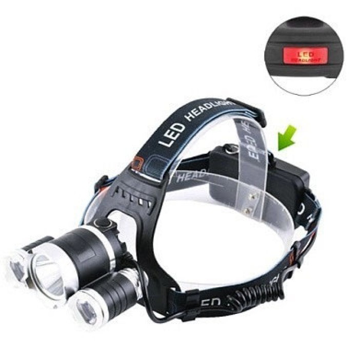 Ліхтар для голови зі світлодіодами Police, Налобний ліхтар з ремінцем на голову, Налобна лампа IU-63