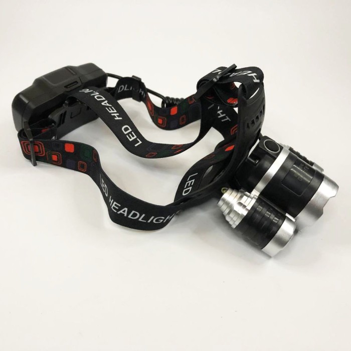 Ліхтар для голови зі світлодіодами Police, Налобний ліхтар з ремінцем на голову, Налобна лампа IU-63